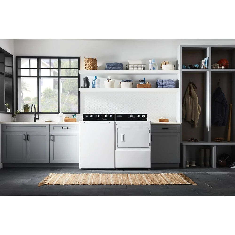 Commercial-Grade Residential Dryer - 7.4 cu. ft. - (MEDP585GW)