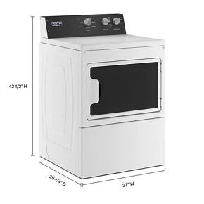 7.4 cu. ft. Commercial-Grade Residential Electric Dryer - (MEDP586KW) - MAYTAG