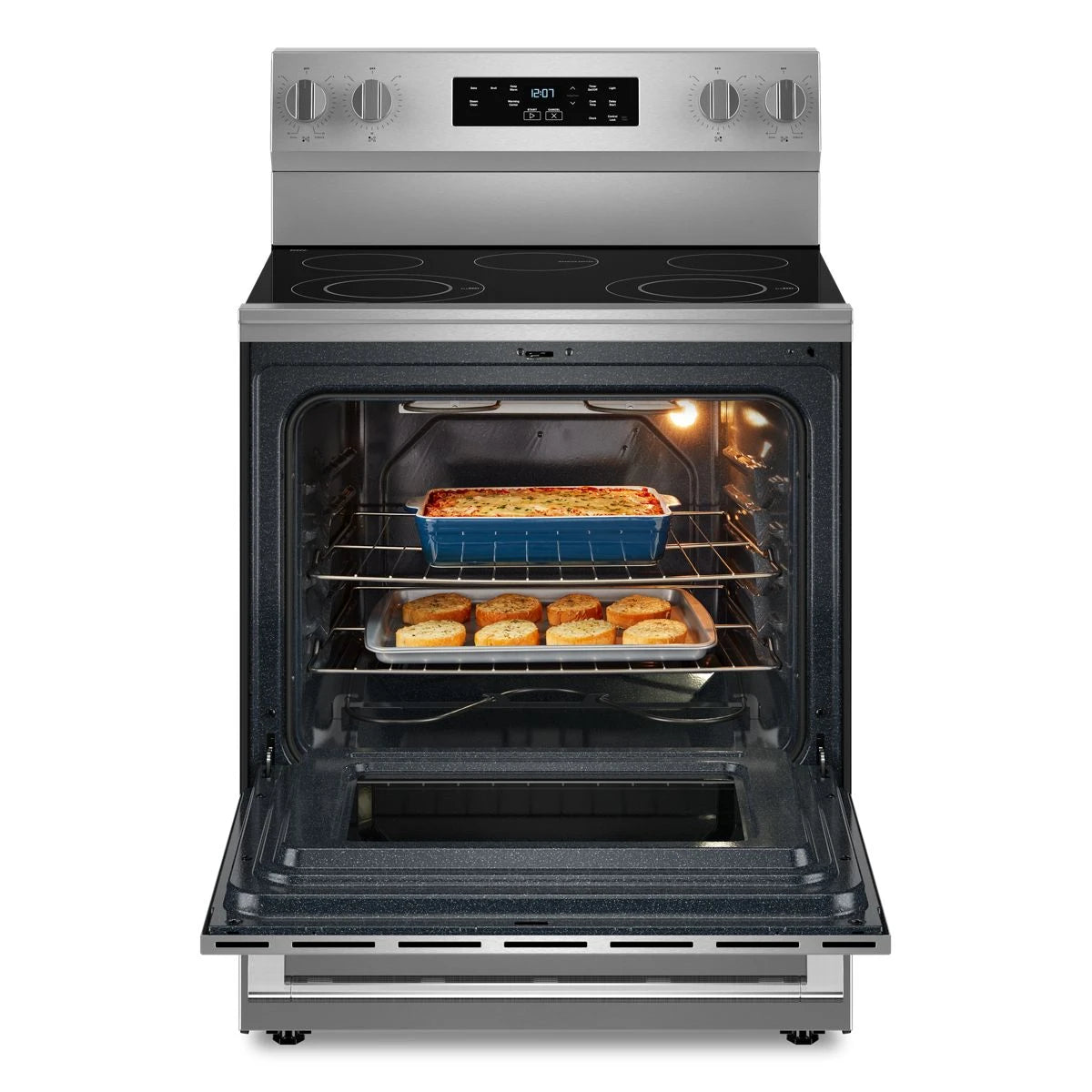 30-Inch Wide Electric Range With Steam Clean - 5.3 cu. ft. - (MFES4030RS)