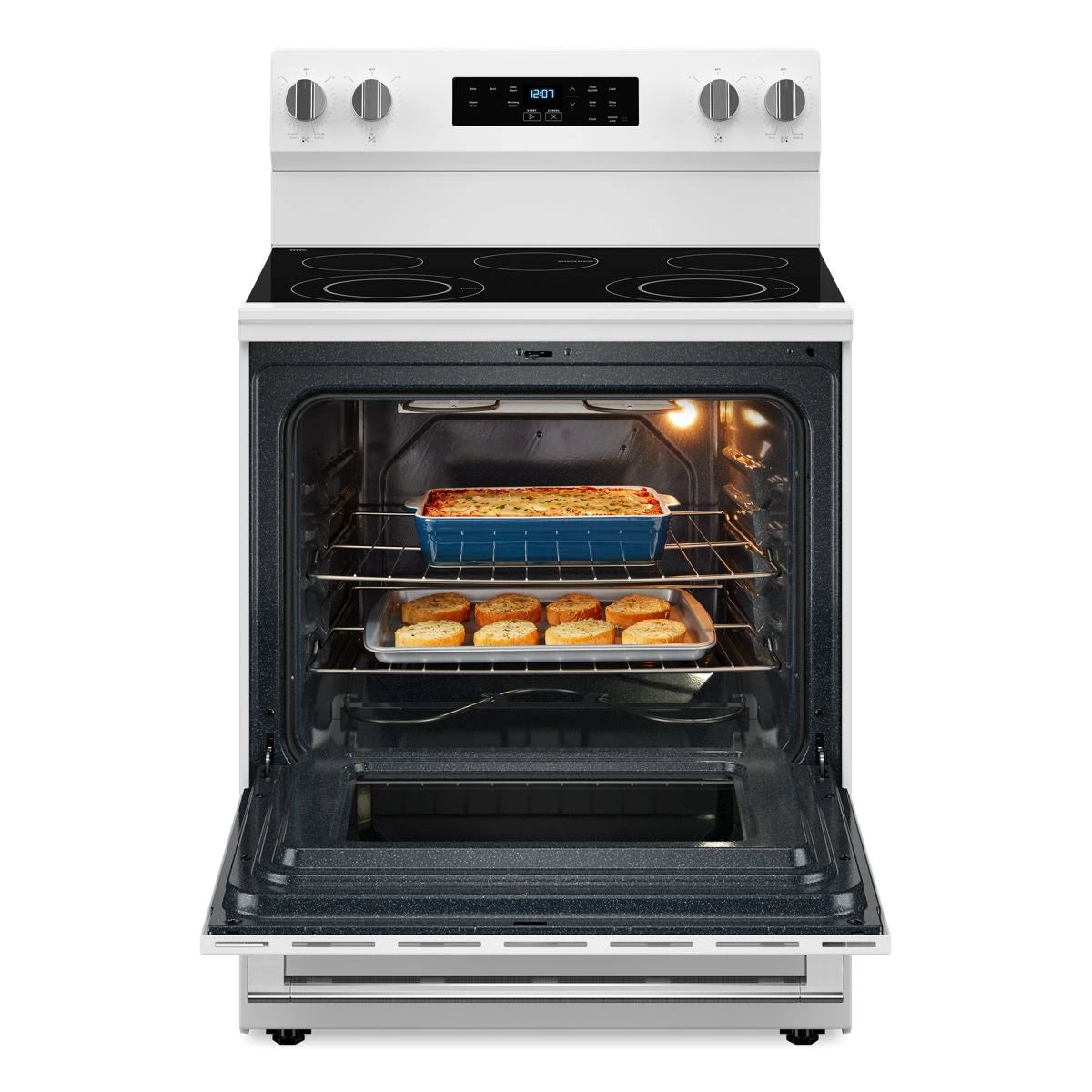 30-Inch Wide Electric Range With Steam Clean - 5.3 cu. ft. - (MFES4030RW)