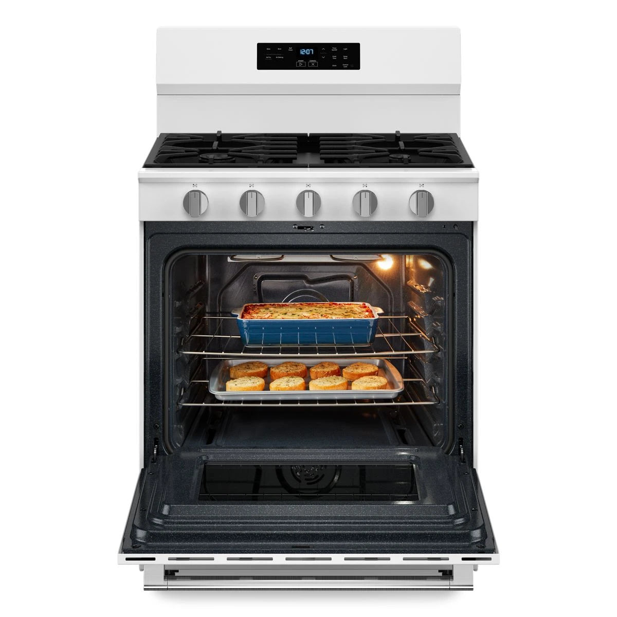 30-Inch Wide Gas Range With No Preheat Air Fry and Air Baking - 5.0 cu. ft. - (MFGS6030RW)