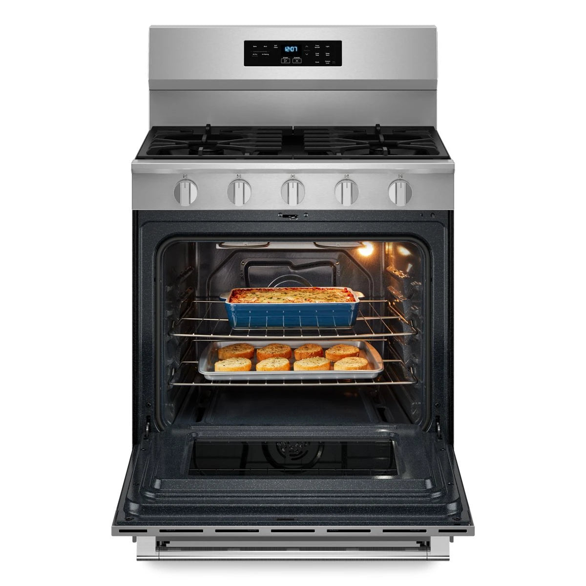 30-Inch Wide Gas Range With No Preheat Air Fry and Air Baking - 5.0 cu. ft. - (MFGS6030RZ)