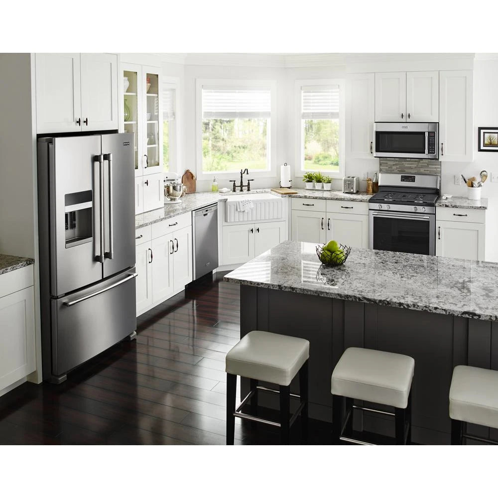 36- Inch Wide French Door Refrigerator with PowerCold(R) Feature - 25 Cu. Ft. - (MFI2570FEZ) - MAYTAG