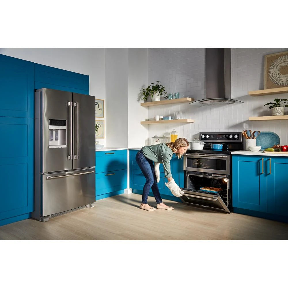 36- Inch Wide French Door Refrigerator with PowerCold(R) Feature - 25 Cu. Ft. - (MFI2570FEZ) - MAYTAG