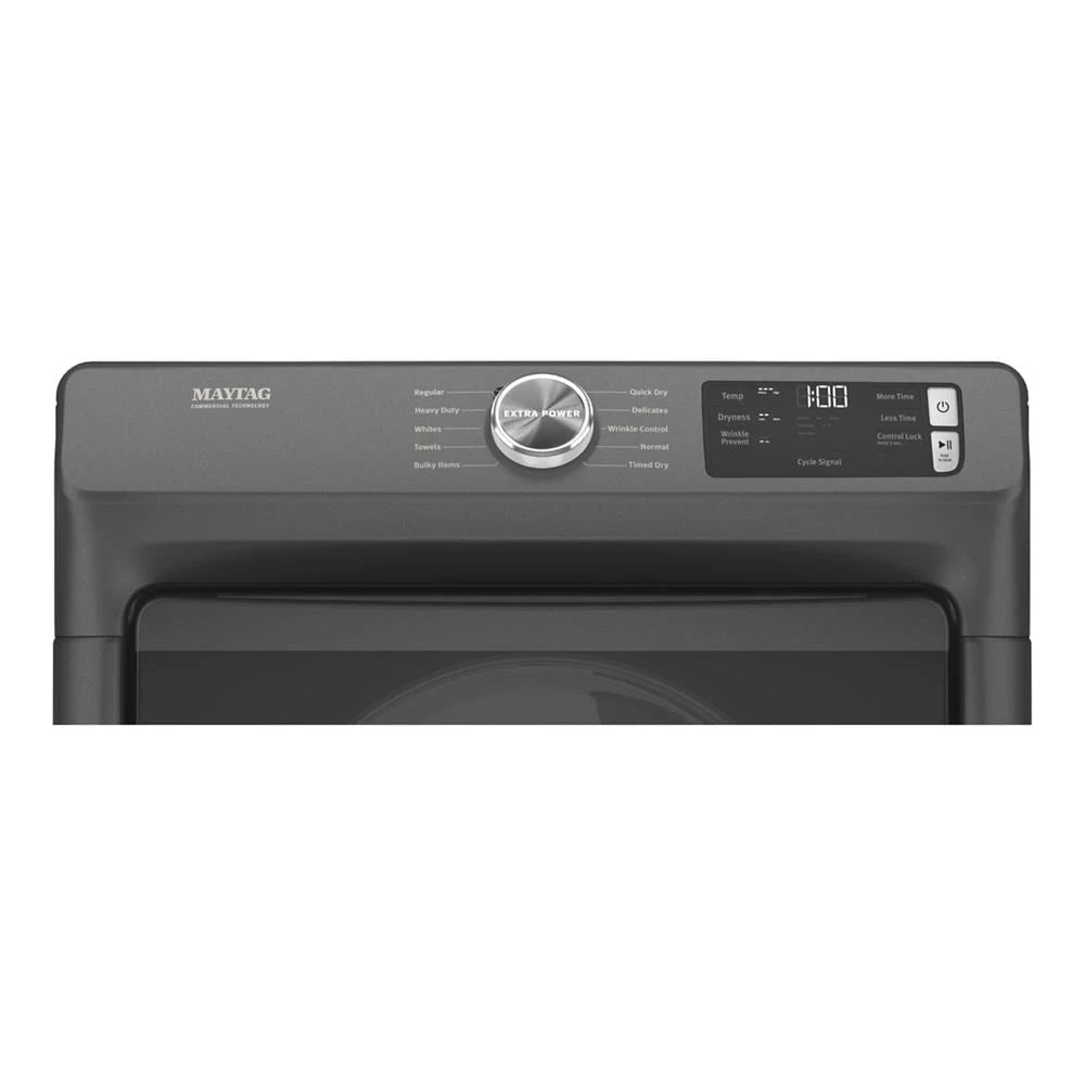 Front Load Gas Dryer with Extra Power and Quick Dry cycle - 7.3 cu. ft. - (MGD5630MBK) - MAYTAG
