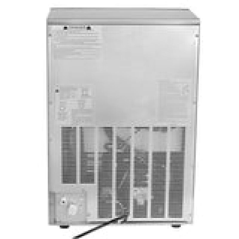 Maxx Ice Self-Contained Ice Machine, 125 lbs, Half Dice, w/Storage Bin, Stainless Steel/Black Trim - (MIM125H)