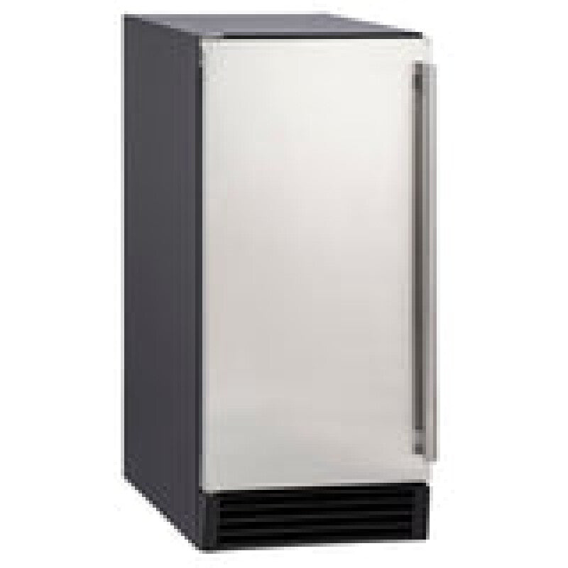 Maxx Ice 50 lb. Freestanding Icemaker in Stainless Steel and Black - (MIM50)