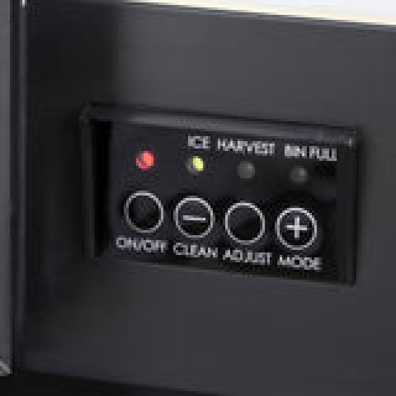Maxx Ice 50 lb. Freestanding Icemaker in Stainless Steel and Black - (MIM50)