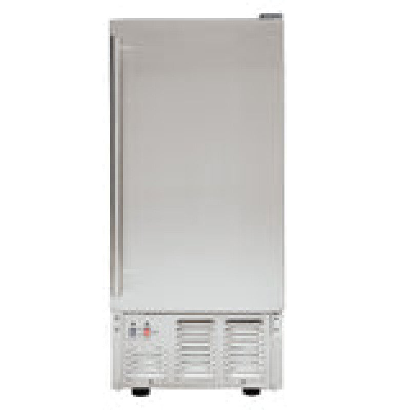 Maxx Ice Outdoor 50 lb. Freestanding Icemaker in Stainless Steel and Black - (MIM50O)