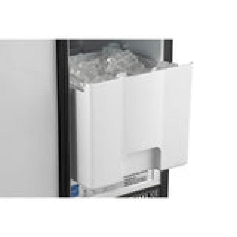 Maxx Ice 50 lb. Freestanding Icemaker with Drain Pump in Stainless Steel - (MIM50P)