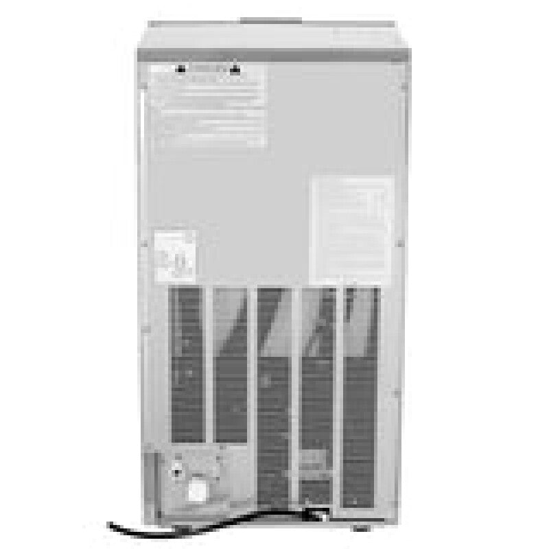 Maxx Ice Self-Contained Ice Machine, 85 lbs, Half Dice Cubes, Storage Bin, Stainless Steel/Black Trim - (MIM85H)