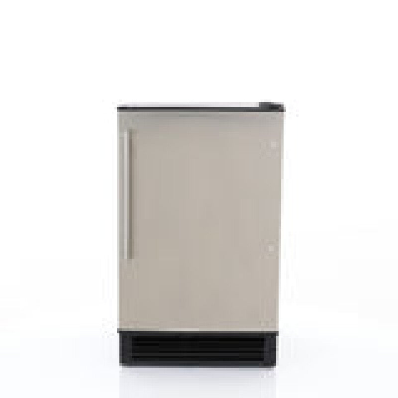 Maxx Ice Countertop or Built-In Ice Maker, 15 lbs, Crescent Cube, Black w/Stainless Steel Door - (MIMC15C)