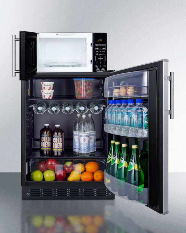 Microwave/refrigerator Combination With Allocator - (MRF6BK2SSA)