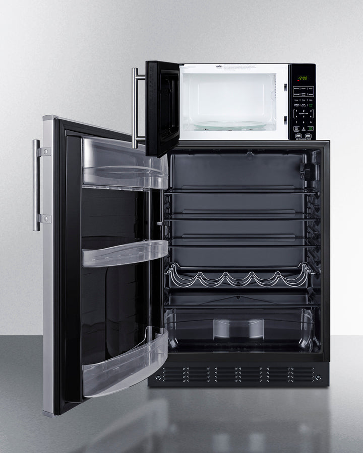 Microwave/refrigerator Combination With Allocator - (MRF6BK2SSALHD)