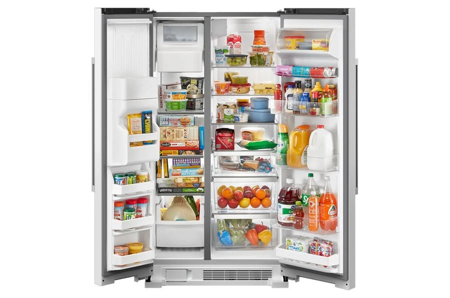 36-Inch Wide Side-by-Side Refrigerator - 25 Cu. Ft. - (MRSF4036PW)