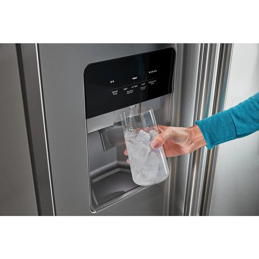 36-Inch Wide Side-by-Side Refrigerator - 25 Cu. Ft. - (MRSF4036PW)