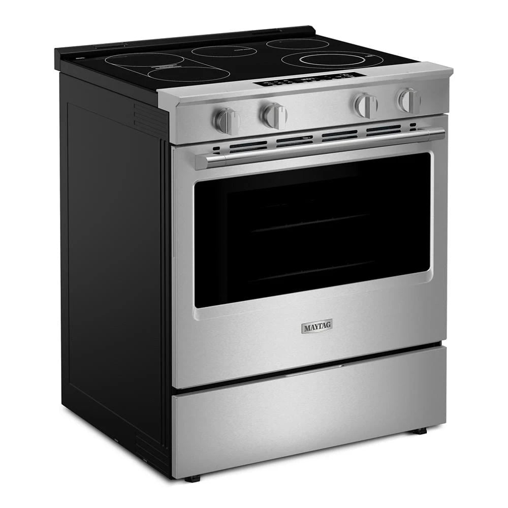 30-Inch Wide Slide-In Electric Range with Grill Mode and No Preheat Air Fry - 5.3 Cu. Ft. - (MSES7030SZ)