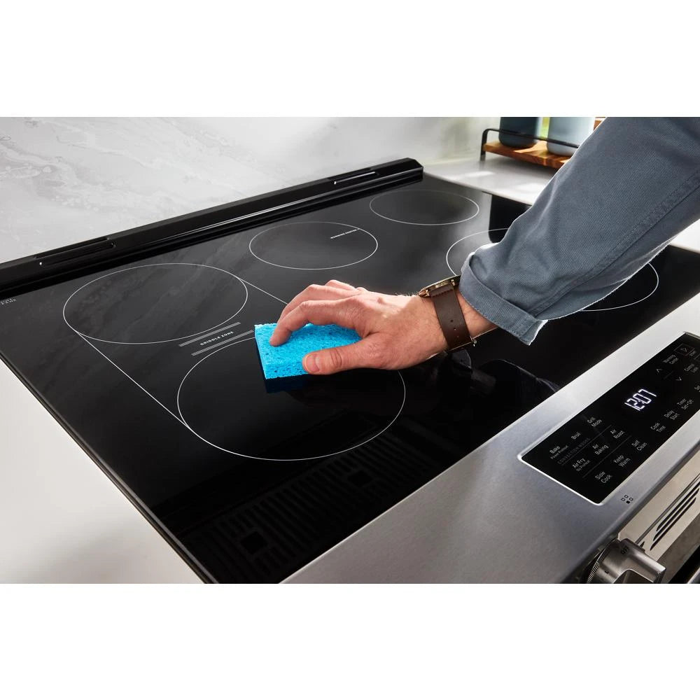 30-Inch Wide Slide-In Electric Range with Grill Mode and No Preheat Air Fry - 5.3 Cu. Ft. - (MSES7030SZ)