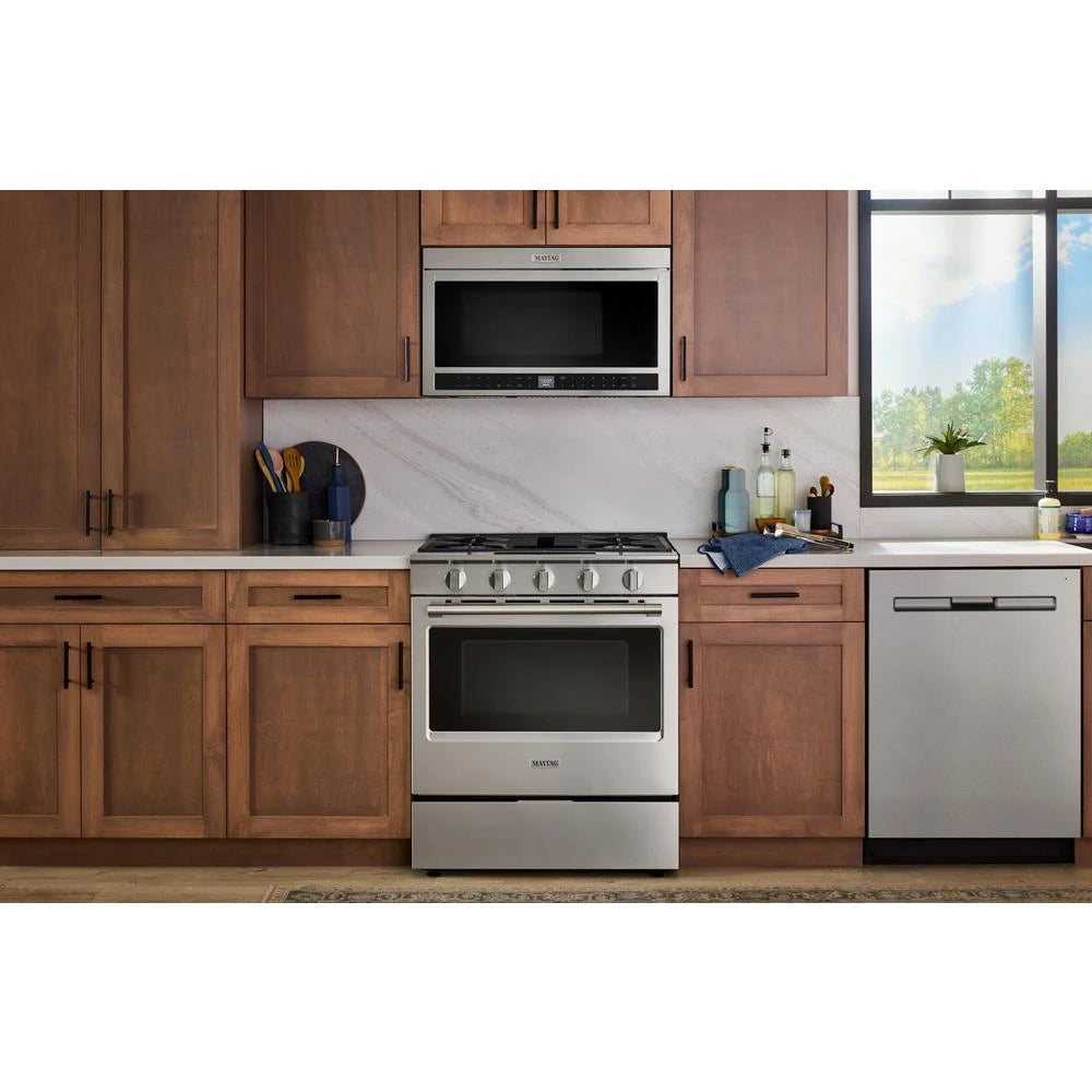 30-Inch Wide Slide-In Gas Range with Grill Mode and No Preheat Air Fry - 5.0 Cu. Ft. - (MSGS7030SZ)