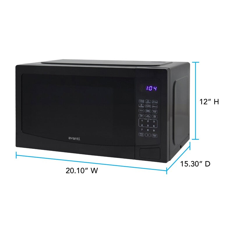 Avanti Microwave Oven, 1.1 cu. ft. Capacity - (MT115V3S) - AVANTI