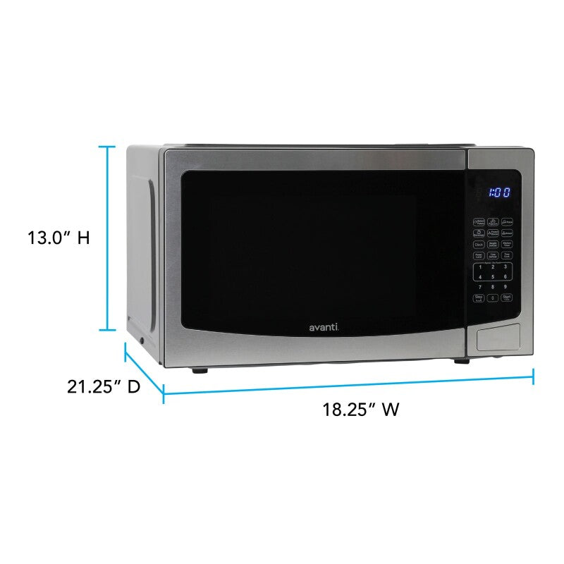 Avanti Microwave Oven, 1.1 cu. ft. Capacity - (MT115V3S) - AVANTI