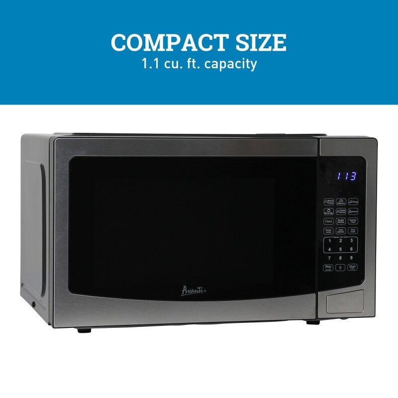 Avanti Microwave Oven, 1.1 cu. ft. Capacity - (MT115V3S) - AVANTI