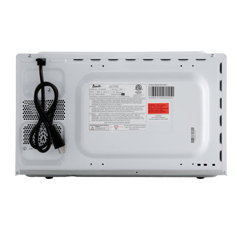 1.4 cu. ft. Microwave Oven - (MT150V0W) - AVANTI