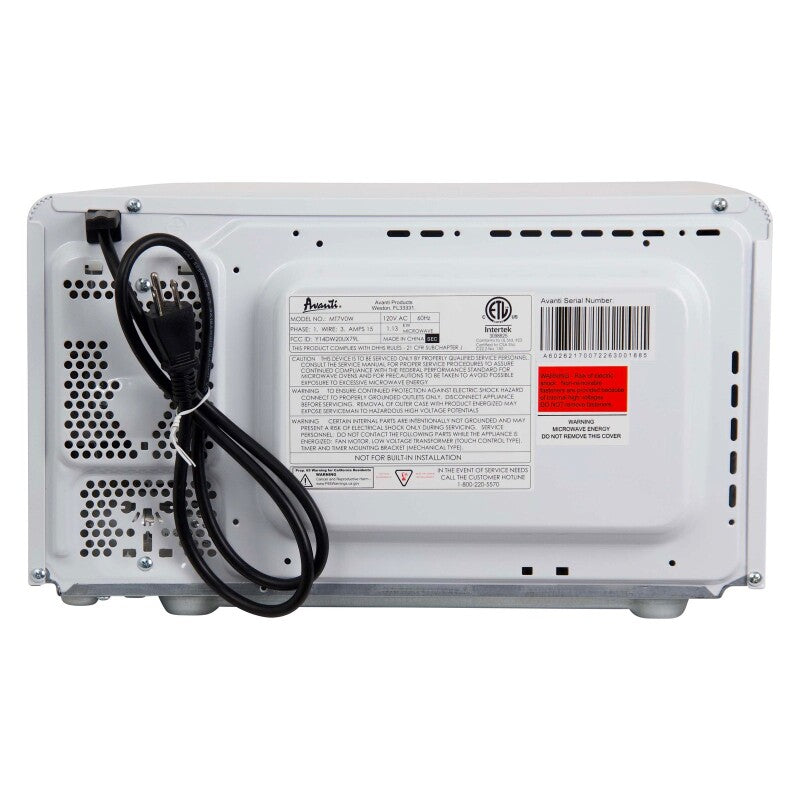 0.7 cu. ft. Microwave Oven - (MT7V3S) - AVANTI