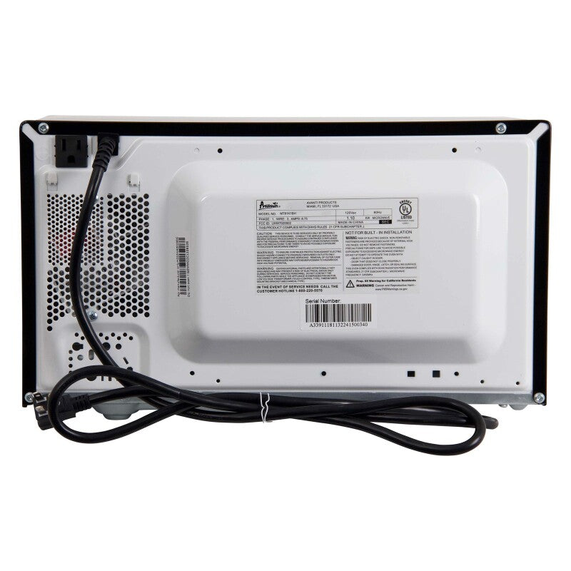 0.8 cu. ft. Countertop Microwave Oven - (MT81K1BH) - AVANTI