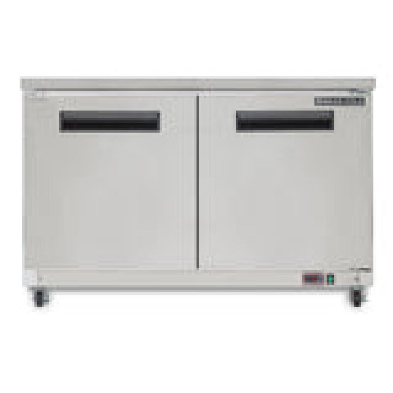 Maxx Cold Double Door Undercounter Freezer, 12 cu. ft. Storage Capacity, in Stainless Steel - (MXCF48UHC)