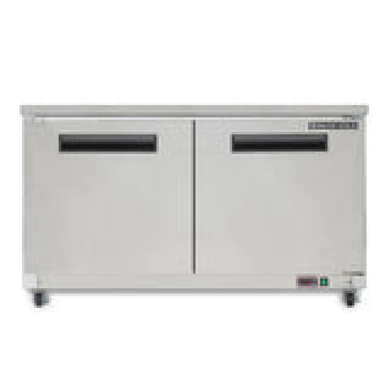 Maxx Cold Double Door Undercounter Freezer, 15.5 cu. ft. Storage Capacity, in Stainless Steel - (MXCF60UHC)