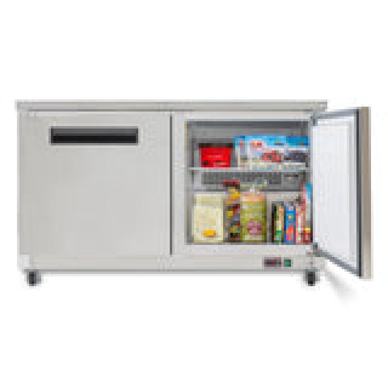Maxx Cold Double Door Undercounter Freezer, 15.5 cu. ft. Storage Capacity, in Stainless Steel - (MXCF60UHC)