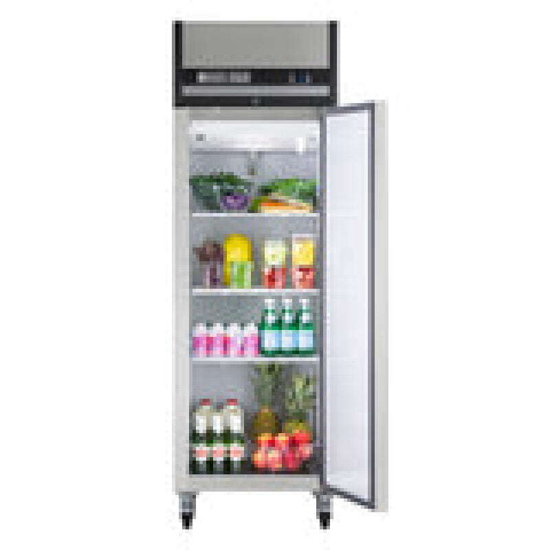 Maxx Cold Single Door Reach-In Refrigerator, Top Mount, 19 cu. ft. Storage Capacity, Stainless Steel - (MXCR19FDHC)