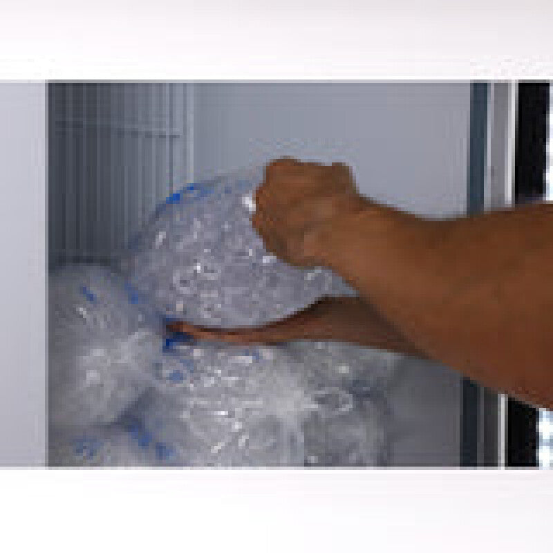 Maxx Cold Single Glass Door Ice Merchandiser Freezer, 23 cu. ft. Storage Capacity, in White - (MXM123FHCICE)
