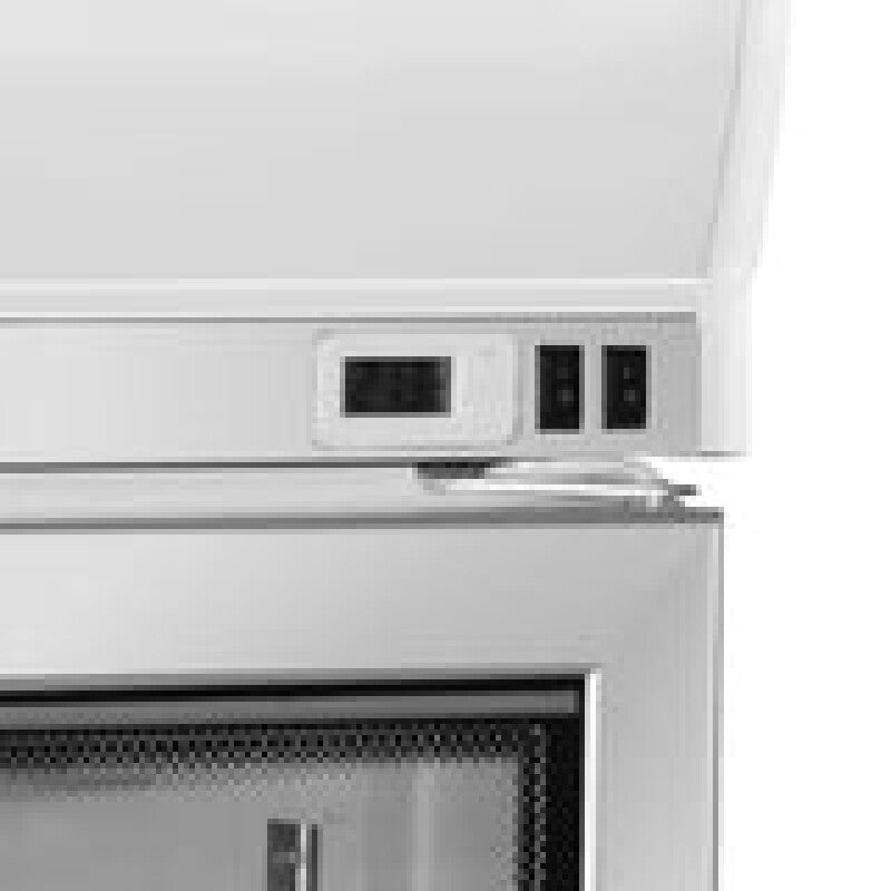 Maxx Cold Merchandiser Freezer, Countertop, 2.1 cu. ft. Storage Capacity, in White - (MXM125FHC)