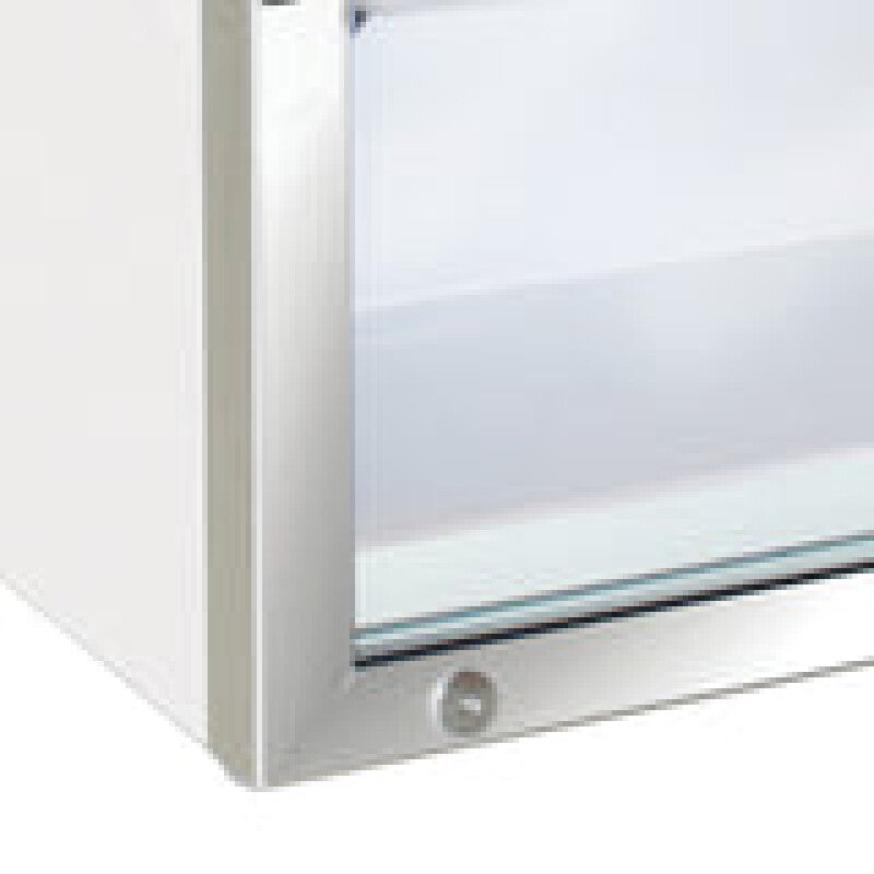 Maxx Cold Merchandiser Freezer, Countertop, 3.5 cu. ft. Storage Capacity, in White - (MXM135FHC)