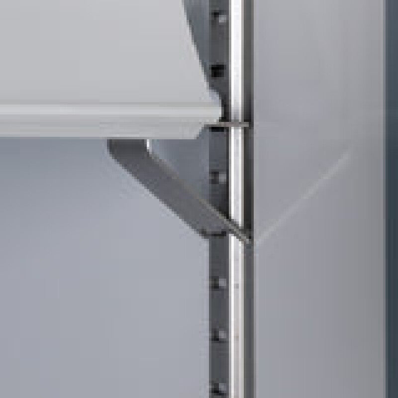 Maxx Cold Double Glass Door Narrow Width Merchandiser Refrigerator, Swing Door, 36 cu. ft., White - (MXM236RHC)
