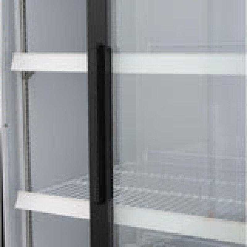 Maxx Cold Double Glass Door Merchandiser Refrigerator, Sliding Door, 48 cu. ft., in Black - (MXM248RSBHC)