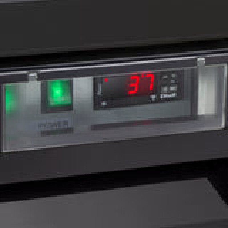 Maxx Cold Triple Glass Door Merchandiser Refrigerator, Free Standing, 72 cu. ft., in Black - (MXM372RBHC)