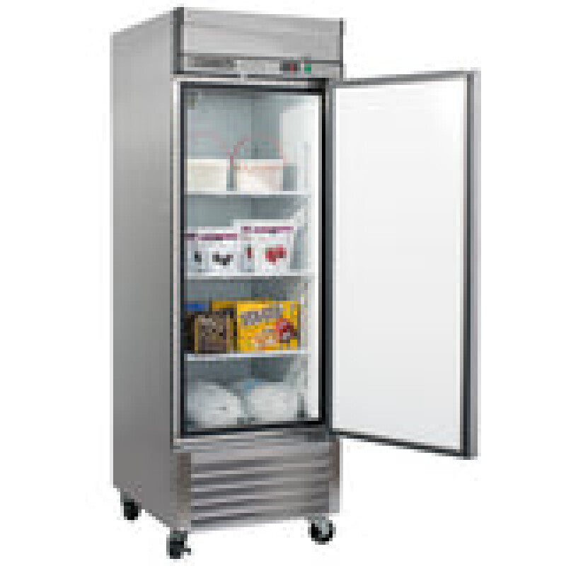 Maxx Cold Single Door Reach-In Freezer, Bottom Mount, 23 cu. ft., in Stainless Steel - (MXSF23FDHC)
