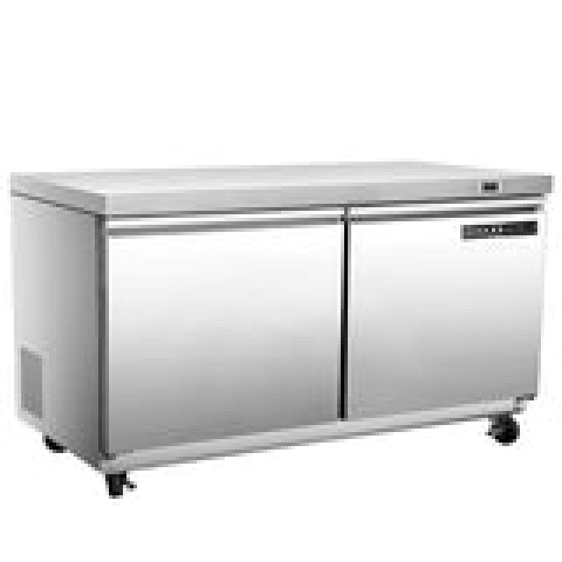 Maxx Cold Double Door Undercounter Freezer, 14.1 cu. ft. Storage Capacity, in Stainless Steel - (MXSF60UHC)