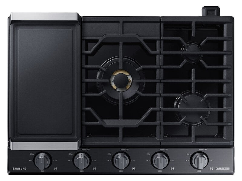 30" Chef Collection Gas Cooktop with 22K BTU Dual Power Burner - (NA30N9755TMAA)