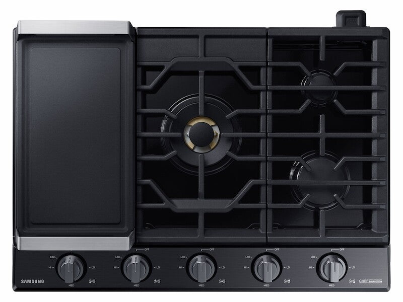 36" Chef Collection Gas Cooktop with 22K BTU Dual Power Burner - (NA36N9755TMAA)