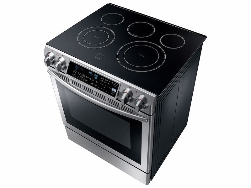 5.8 cu. ft. Slide-in Electric Range with Dual Convection - (NE58F9500SS)
