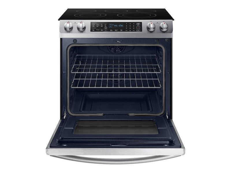 5.8 cu. ft. Slide-in Electric Range in Stainless Steel - (NE58K9430SS) - SAMSUNG