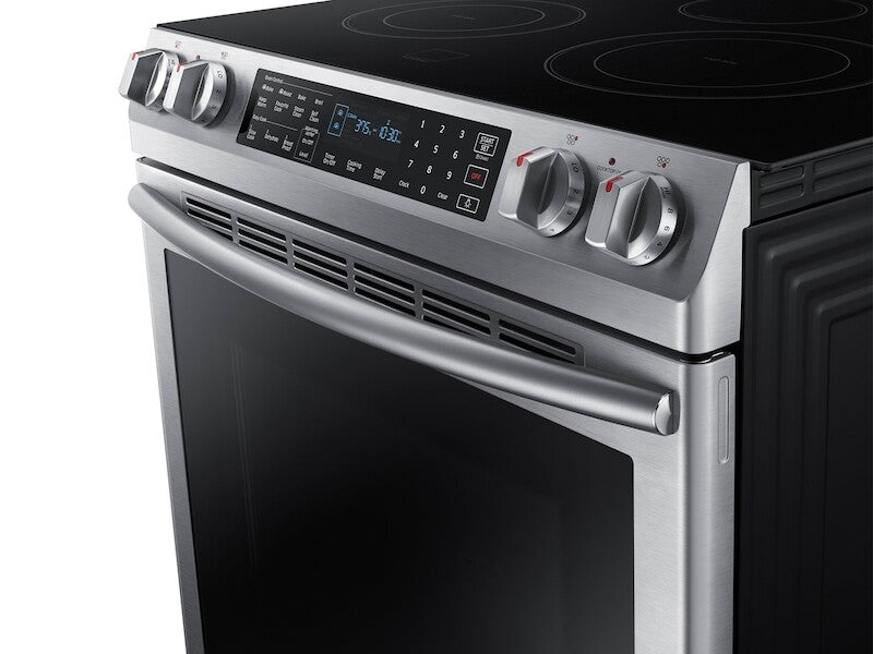 5.8 cu. ft. Slide-in Electric Range in Stainless Steel - (NE58K9430SS) - SAMSUNG