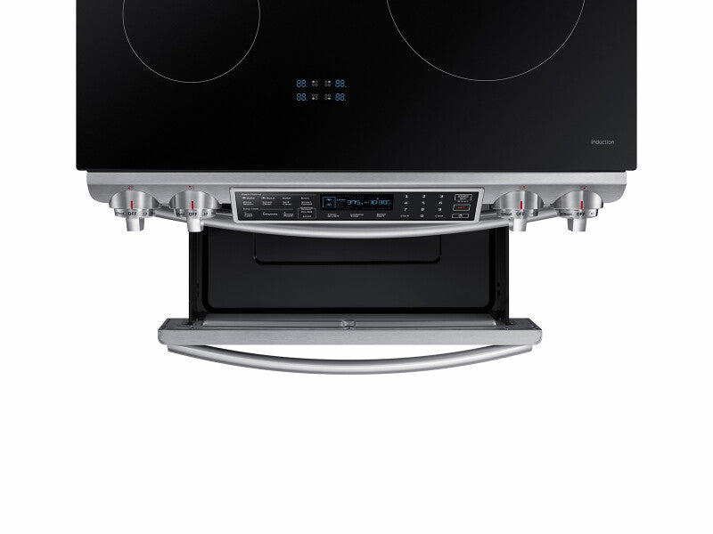 5.8 cu ft. Smart Slide-in Induction Range with Virtual Flame™ - (NE58K9560WSAA)