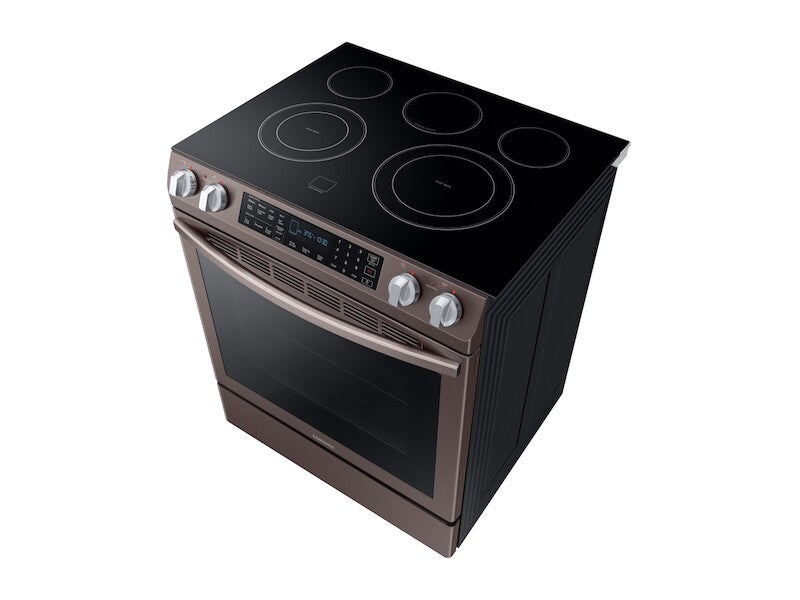5.8 cu. ft. Slide-In Electric Range in Black Stainless Steel - (NE58R9431SG) - SAMSUNG