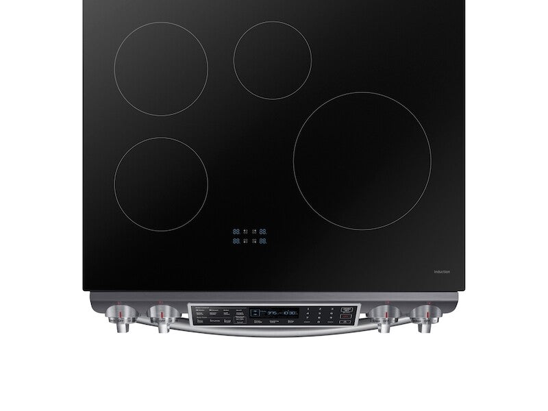 5.8 cu ft. Smart Slide-in Induction Range with Virtual Flame™ - (NE58R9560WGAA)