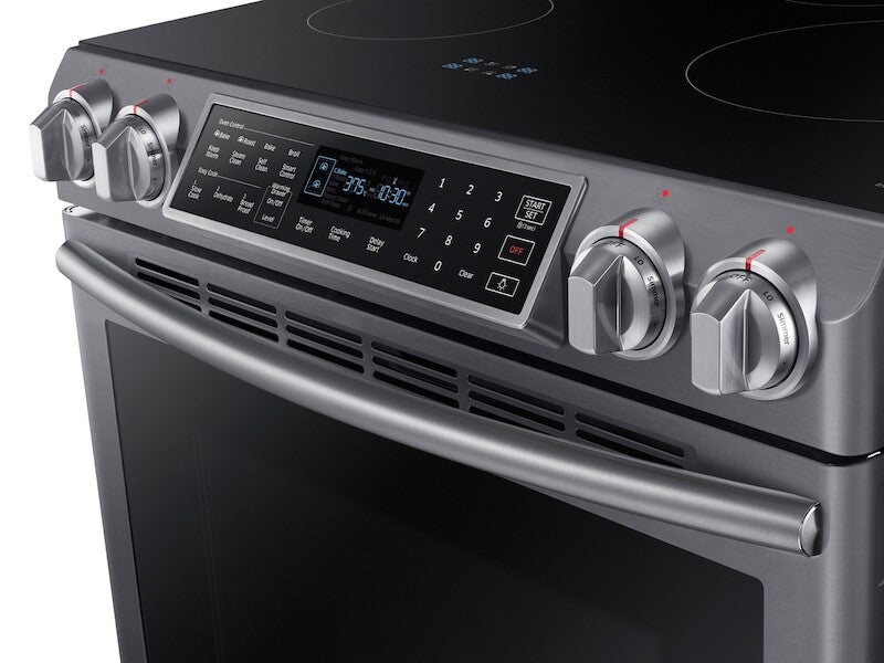 5.8 cu ft. Smart Slide-in Induction Range with Virtual Flame™ - (NE58R9560WGAA)